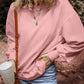 Round Neck Long Sleeve Sweatshirt