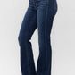 Judy Blue Full Size Frayed Hem Bootcut Jeans