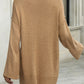 Round Neck Dropped Shoulder Sweater