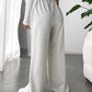 Elastic Waist Wide Leg Pants