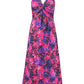 Twisted Printed V-Neck Cami Dress