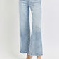 RISEN Full Size Tummy Control High Rise Crop Wide Leg Jeans