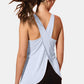 Crisscross Scoop Neck Active Tank