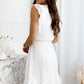 Full Size Ruffled Surplice Cap Sleeve Dress