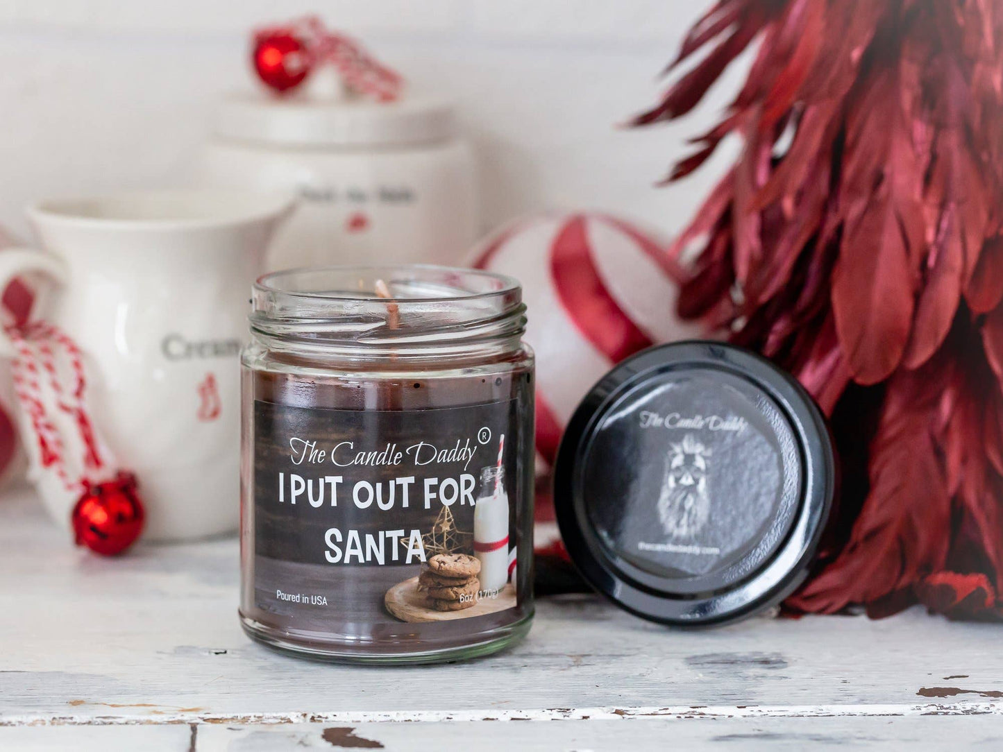 I Put Out For Santa Holiday Candle - Funny Snickerdoodle
