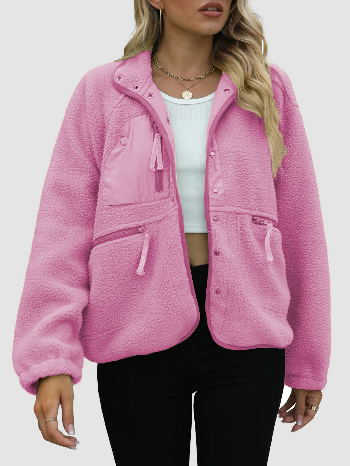 Keepin it cozy Sherpa Jacket