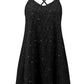 Sequin V-Neck Mini Cami Dress