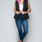 Snobbish Snap and Zip Closure Hooded Vest