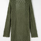 Openwork Open Front Long Sleeve Cardigan