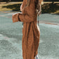 Openwork Open Front Long Sleeve Cardigan