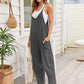 V-Neck Spaghetti Strap Jumpsuit