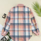 Plaid Button Up Long Sleeve Shacket