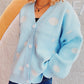 Polka Dot Button Up Cardigan