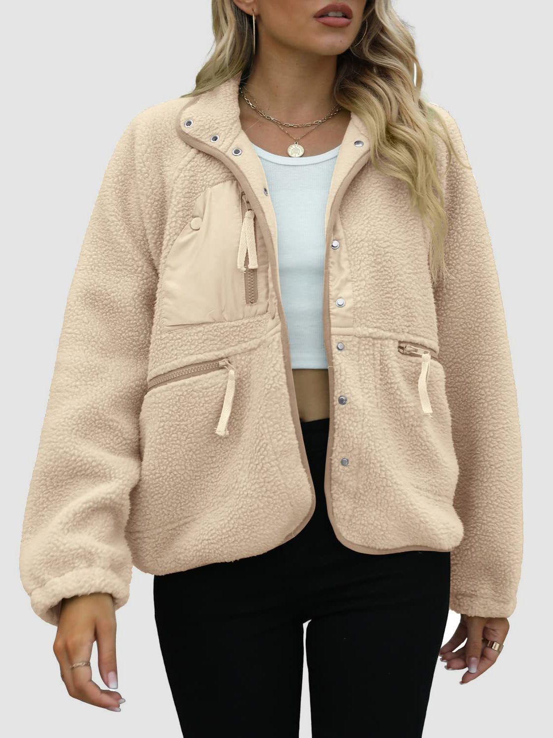 Keepin it cozy Sherpa Jacket