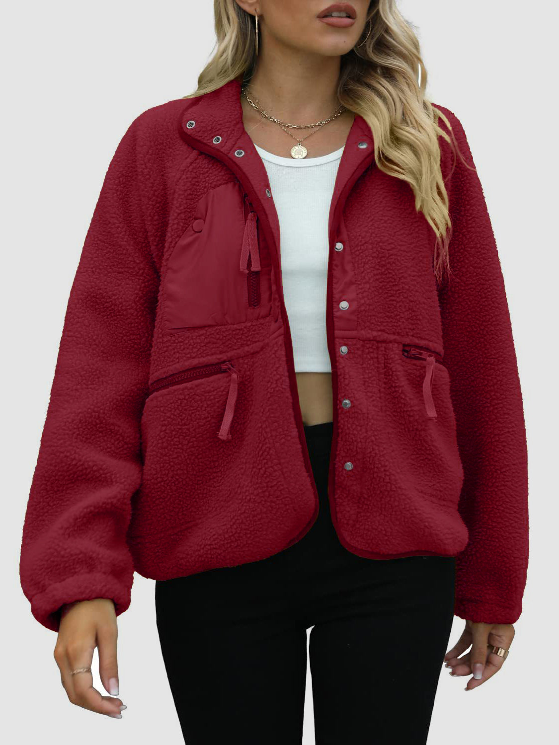 Keepin it cozy Sherpa Jacket