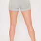 Missy Petite High Rise Jogger Shorts: PS / RIPS 871 POWDER BLUSH