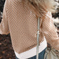 Striped Round Neck Long Sleeve Sweater