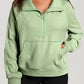 Half Zip Long Sleeve Sweatshirt