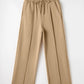 Drawstring Wide Leg Pants with Pockets