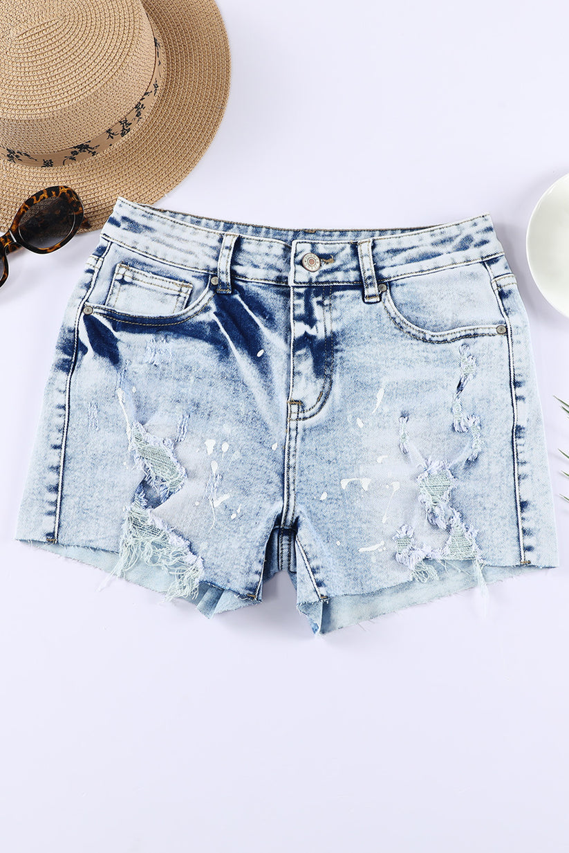 Karsten distressed shorts