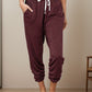 Full Size Drawstring Elastic Waist Joggers with Pockets