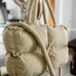 RTS: The Blake Quilted Grid Puffer Tote-
