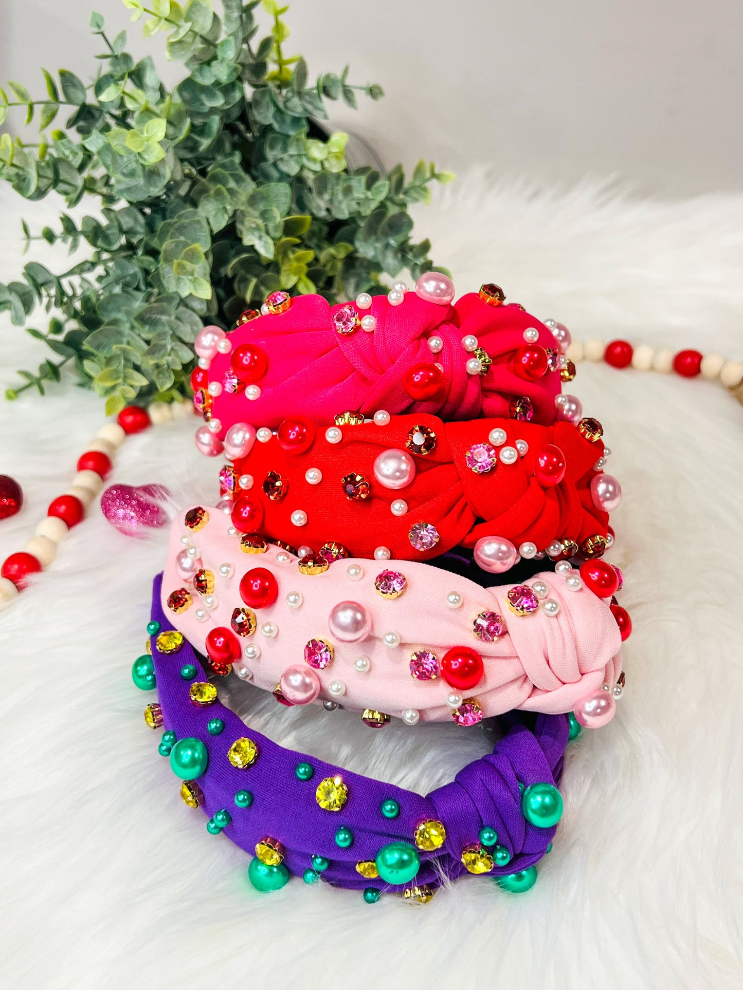 *RTS* Pearl Gemstone Headbands