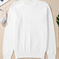 THANKFUL Round Neck Long Sleeve Knit Top