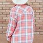 Plaid Button Up Long Sleeve Shacket