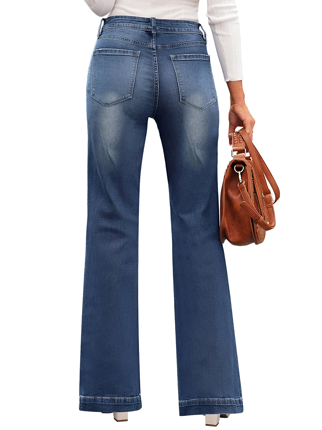 Ava Bootcut Jeans with Pockets