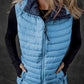 Pocketed Zip Up Vest