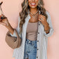 Striped Collared Neck Long Sleeve Shirt