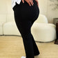 Zenana Full Size High Waist Wide Waistband Bootcut Active Pants