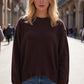 Basic Bae Round Neck Dropped Shoulder Sweater