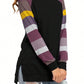 Color Block Round Neck Long Sleeve T-Shirt