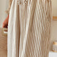 Pocketed Striped Wide Leg Pants