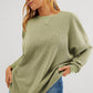 Round Neck Long Sleeve Sweatshirt