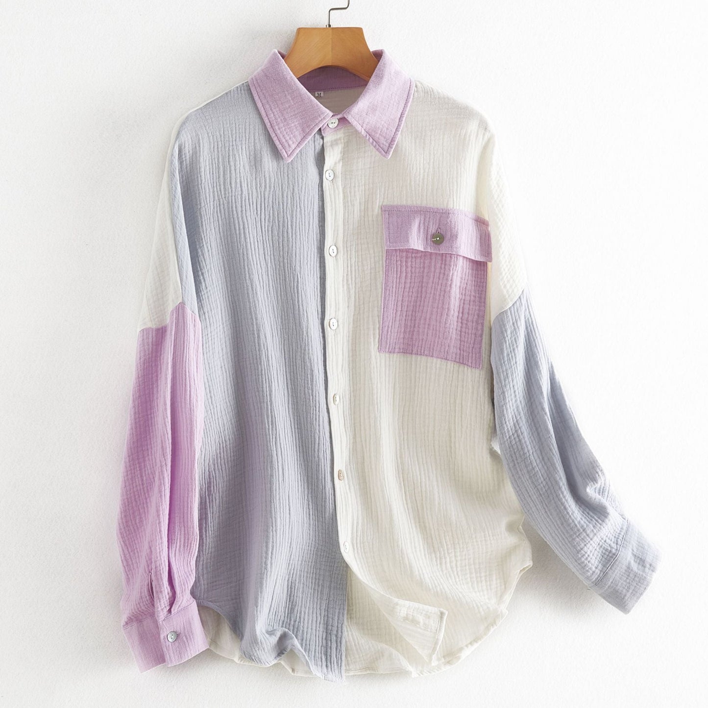 RTS: THE Huxley Gauze Two Tone button up-