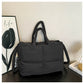 RTS: The Blake Quilted Grid Puffer Tote-