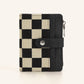 rts: Quilted or Checker Vegan Leather Wallets