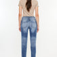 Kancan High Rise Distressed Mom Jeans