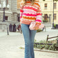 Boat Neck Long Sleeve Sweater