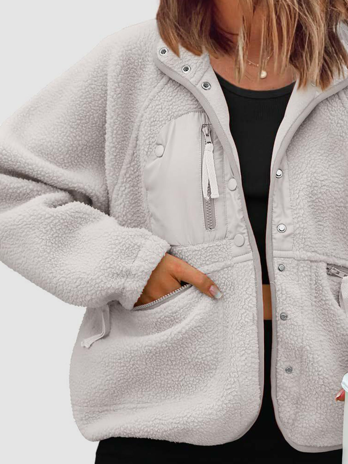 Keepin it cozy Sherpa Jacket