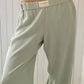 Elastic Waist Wide Leg Pants