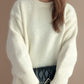 Round Neck Long Sleeve Sweater