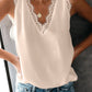 Lace Detail V-Neck Tank