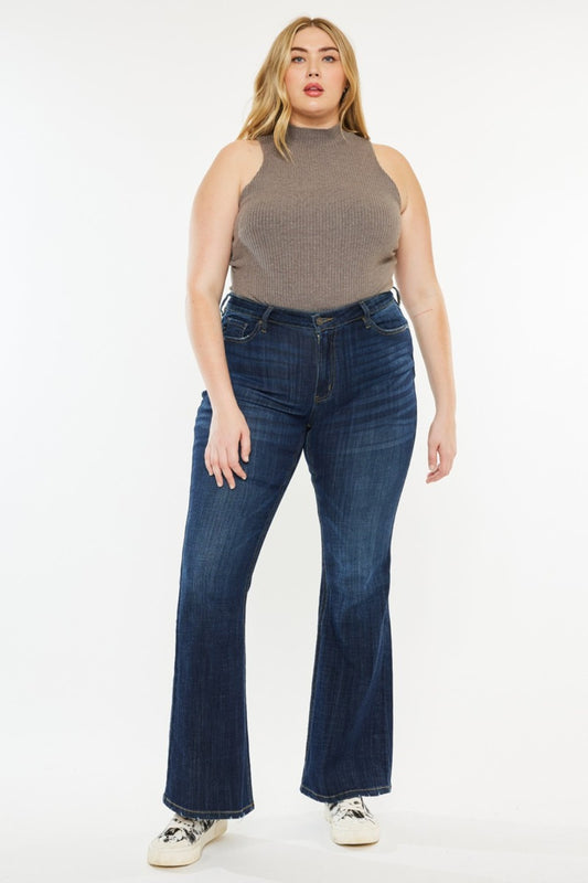 Becca Kancan Mid Rise Flare Jeans