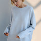 Basic Bae Round Neck Dropped Shoulder Sweater