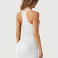 Scoop Neck Wide Strap Mini Dress