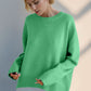 Basic Bae Round Neck Dropped Shoulder Sweater